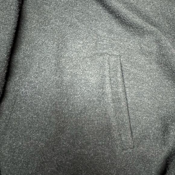 J.Jill 3/4 Sleeve Fit At Ease Zip-Front Poncho Heather Charcoal Size M/L - Picture 10 of 11